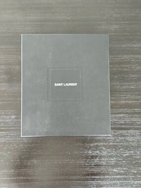 Saint Laurent Black Presentation Box with White Logo